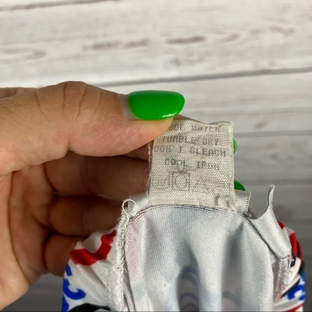 VINTAGE TAIL white tennis mini skirt Sz M - Picture 6 of 6